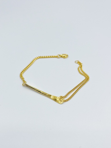 [A1.35 yellow] BANGLE LASSO TWISTED BONE A1.35 Yellow