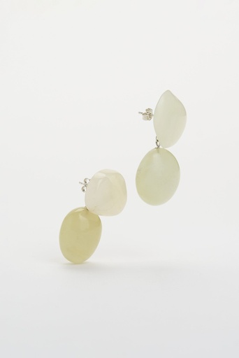 [O19.5 Jade] EARRINGS Mussels & Muscels O19.5 Jade