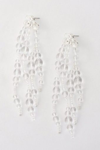 [O19.14] EARRINGS Mussels & Muscels O19.11 Rock Chrystal
