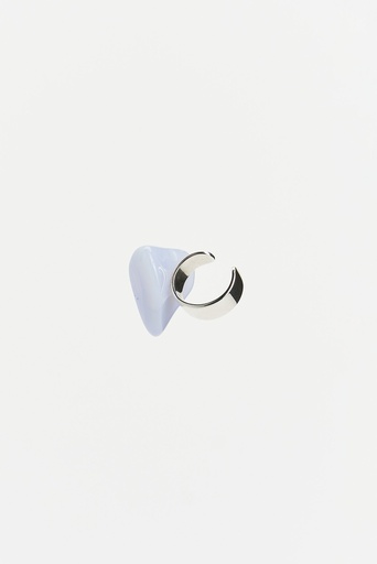 [E19.3 Chalcedony] EARCUFF Mussels & Muscels E19.3 Chalcedony 