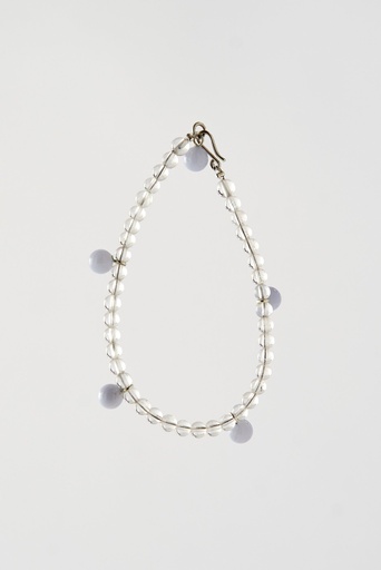 [A19.1 Chalcedony] BRACELET Mussels & Muscels A19.1