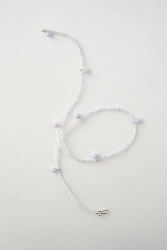 [K19.1 Rock Chrystal] NECKLACE Mussels & Muscels K19.1 Rock Chrystal