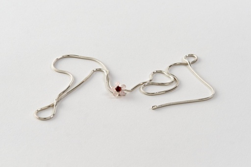 [K19.3 red] NECKLACE Mussels & Muscels K19.1 Chalcedon