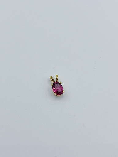 [H1.7 rhodolite yellow] PENDANT LASSO Gem Rhodolite Yellow