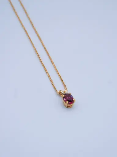 [K1.4 rhodolite yellow] Necklace LASSO