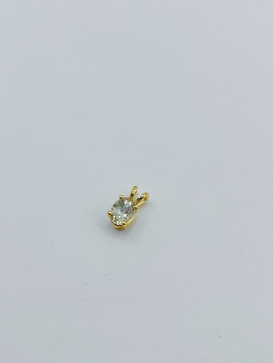 [H1.7 tourmaline yellow] PENDANT LASSO Gem Tourmaline Yellow 