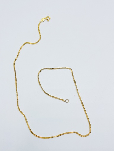 [K1.18kt 1.4 45cm] NECKLACE LASSO K1.18kt Yellow  