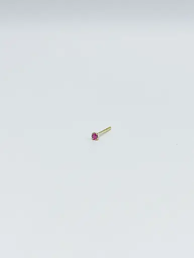 [O1.18KT.9 ruby] Earstud LASSO 