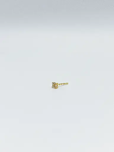 [O1.18kt.9 tourmaline brown] EARSTUD LASSO Tourmaline 