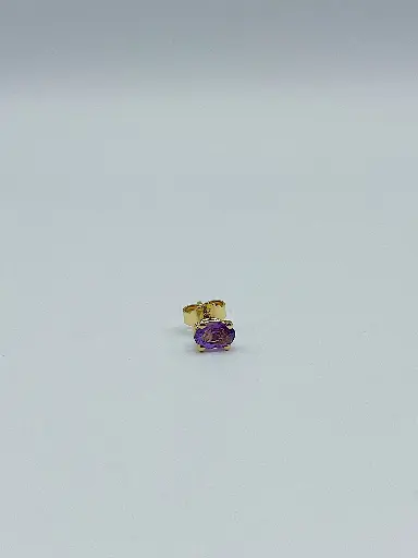 [O1.10 amethist] EARRING LASSO  O1.10 amethist