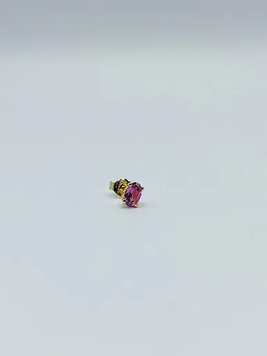 [O1.10 Rhodolite] EARRING LASSO  O1.10 Rhodolite