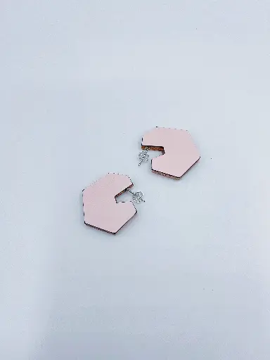 [O40.80 Rose] EARRINGS Karen Vanmol 