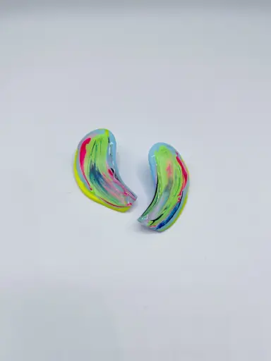 [O14.2 lichtgroen] EARRINGS Maribel Luque