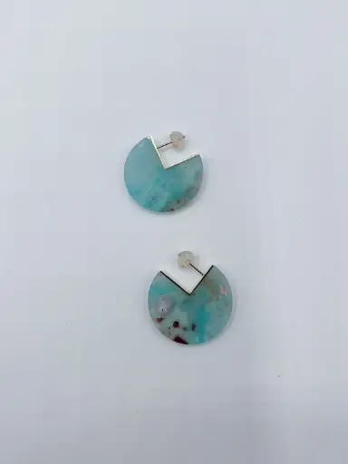 [O61.17 aquaprase] EARRING Januka 