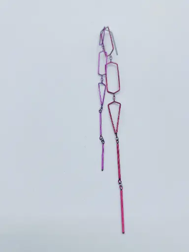 [O9.18 red purple] Earring