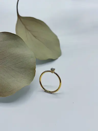 [R1.18kt.61] RING LASSO 18kt Yellow Gold