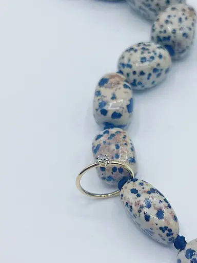 [R1.18kt.61] RING LASSO 18kt Yellow Gold