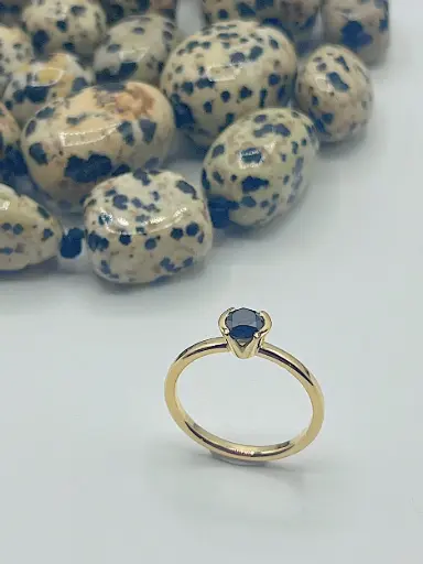 [R1.18kt.62] RING LASSO 18kt Yellow Gold  