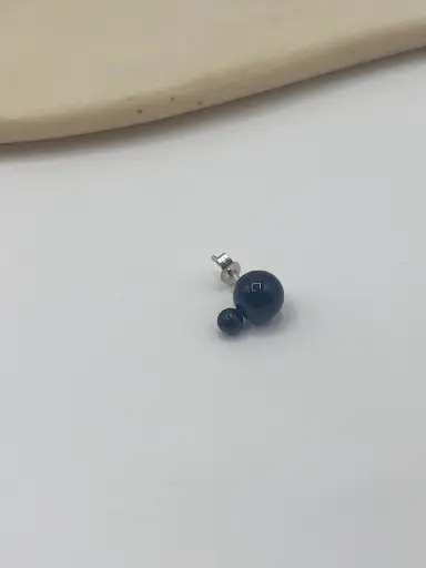 [O19.7 onyx] EARRING Mussels & Muscles O19.7 Onyx