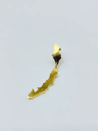 [O1.128 1 yellow] EARRING LASSO Sommen - Haröarna
