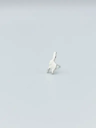 [O1.126 1 silver] EARRING LASSO Sommen - Hästön