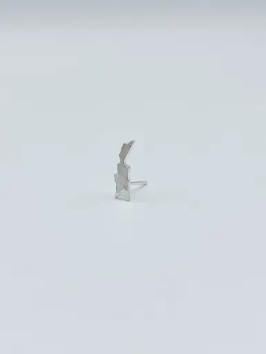 [O1.126 2 silver] EARRING LASSO Sommen - Hästön