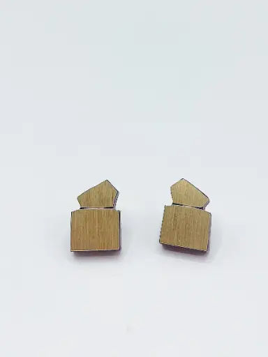 [O40.1 gold] EARRINGS Karen Vanmol 