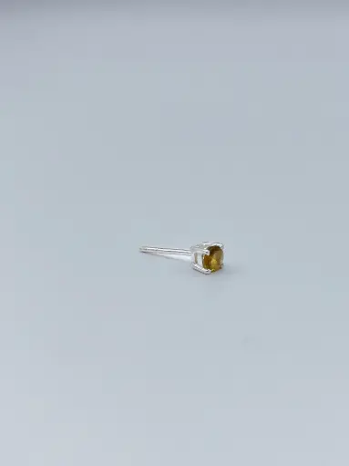 [O1.10 silver tourmaline] Earring LASSO