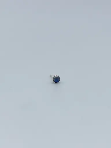 [O1.34 silver labradoriet] Earring LASSO