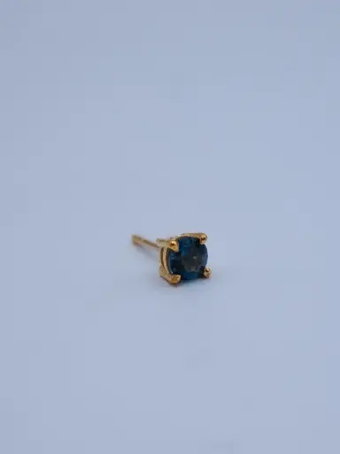 [O1.10 london topaas verguld] Earring LASSO