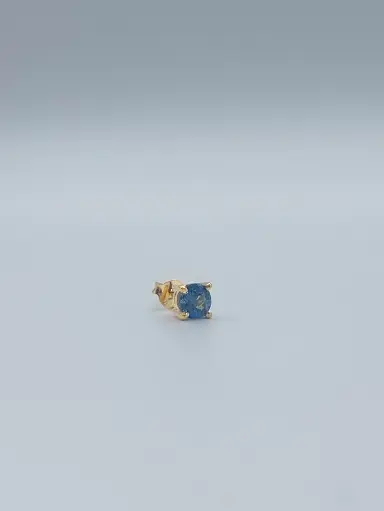 [O1.10 london topaas verguld] Earring LASSO