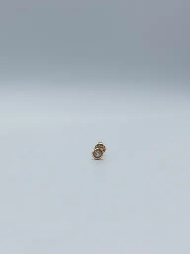 [O1.34 citrine verguld] Earring LASSO