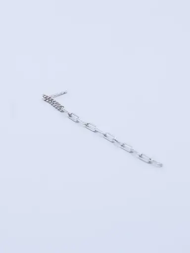 [O1.144 silver] Earring LASSO