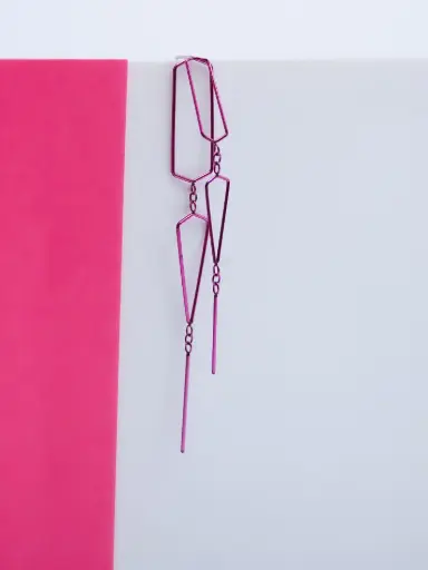 [O9.20 fuchsia] Earring