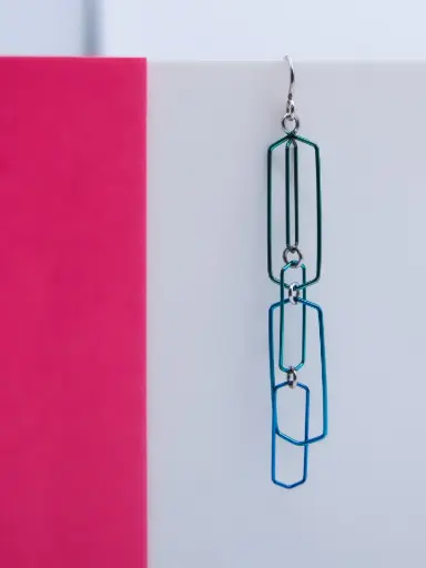 [O9.22 green-turkois] Earring